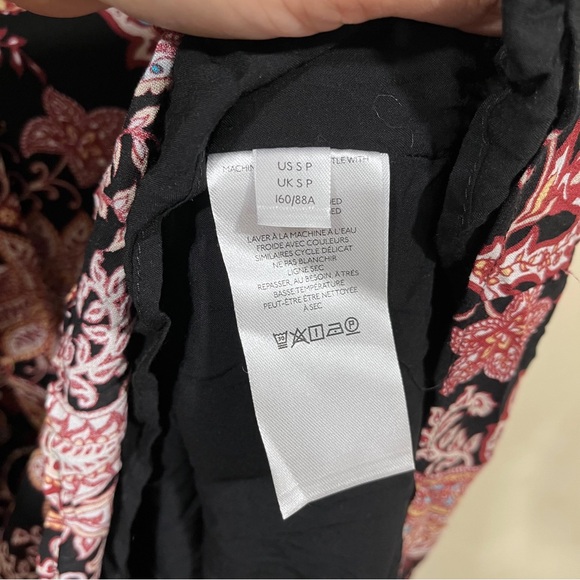 EUC Anthropologie Cady Tiered Paisley Tunic Dress small petite boho - Picture 7 of 10